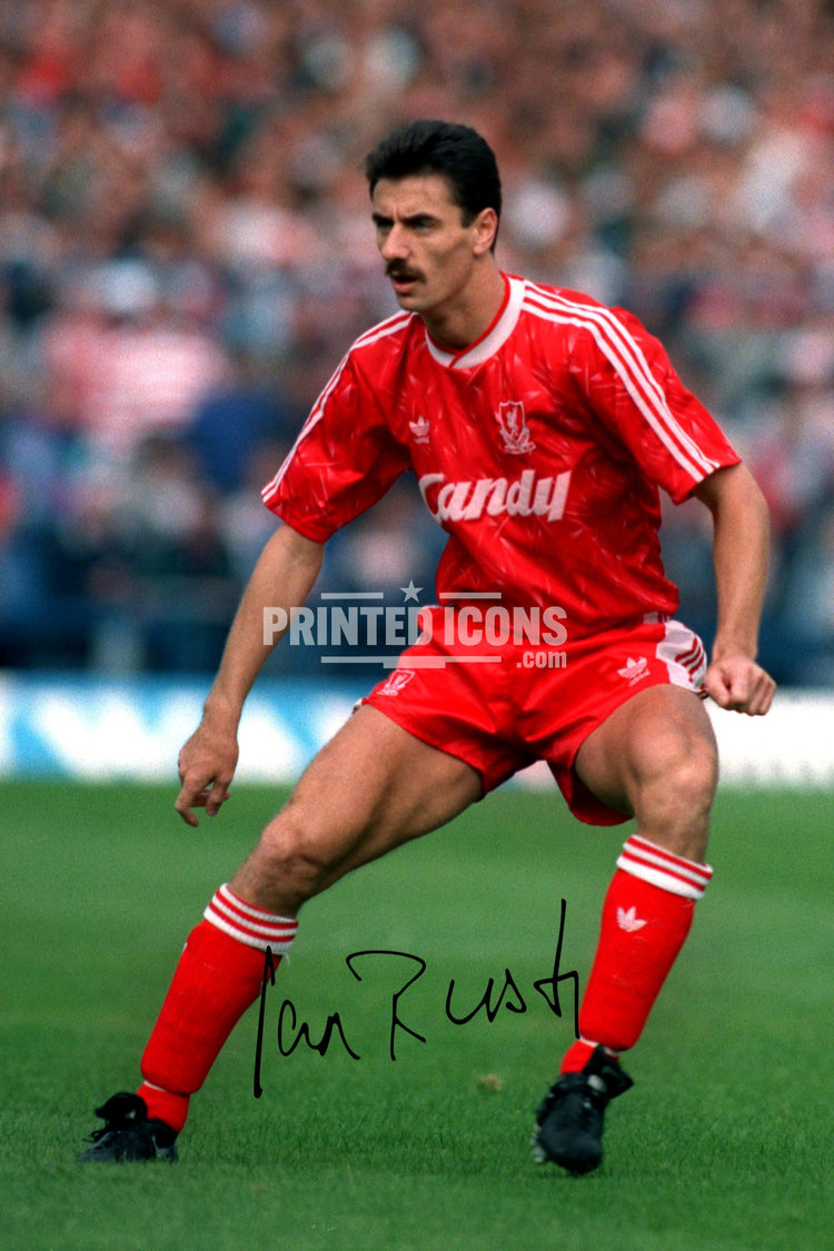 Ian Rush Liverpool autograph print signed-style football memorabilia