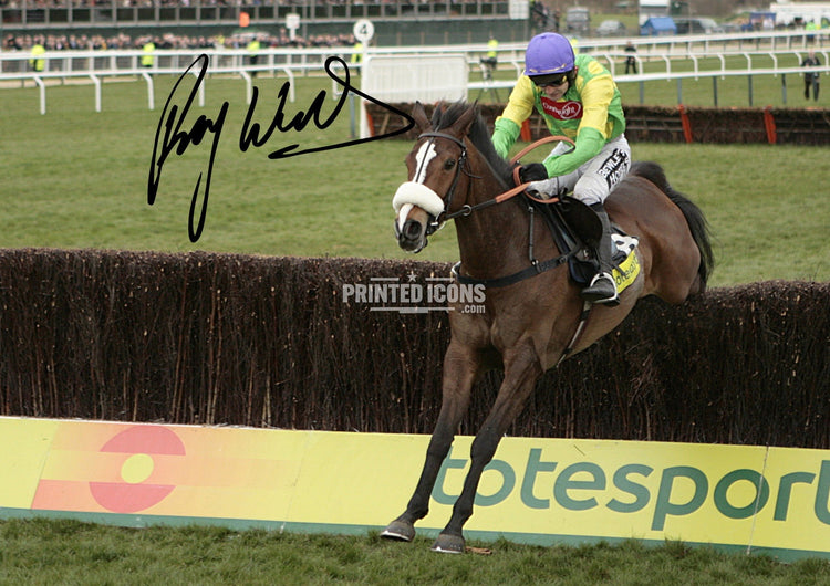 Kauto Star and Ruby Walsh signed horse racing photo print