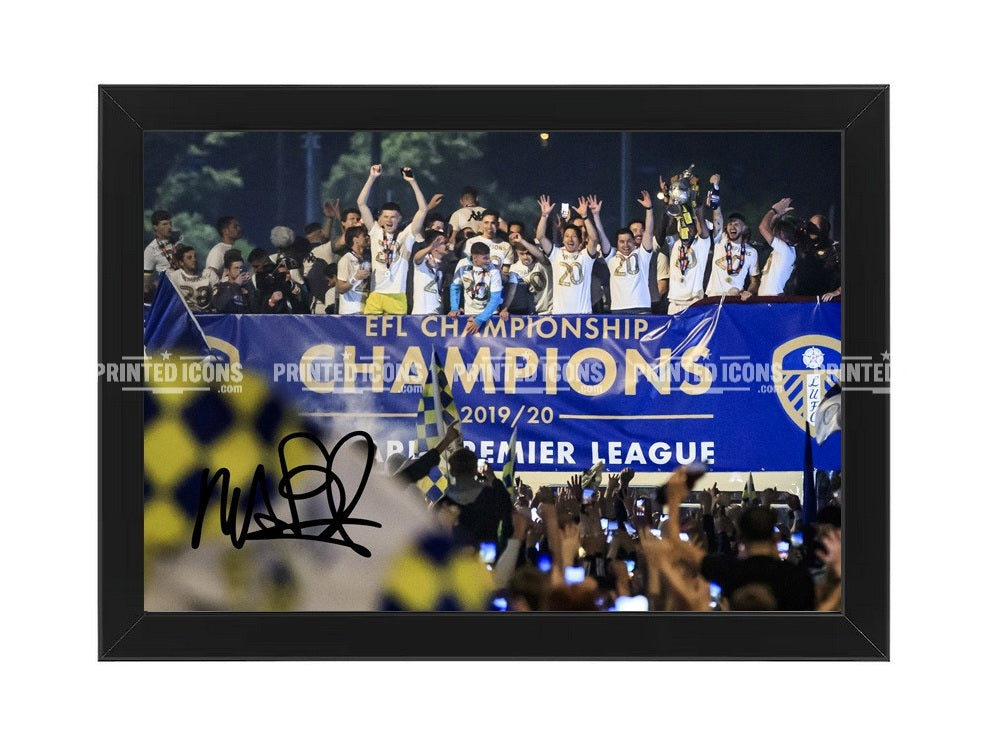 Marcelo Bielsa Leeds United 2020 Champions celebration signed photo print