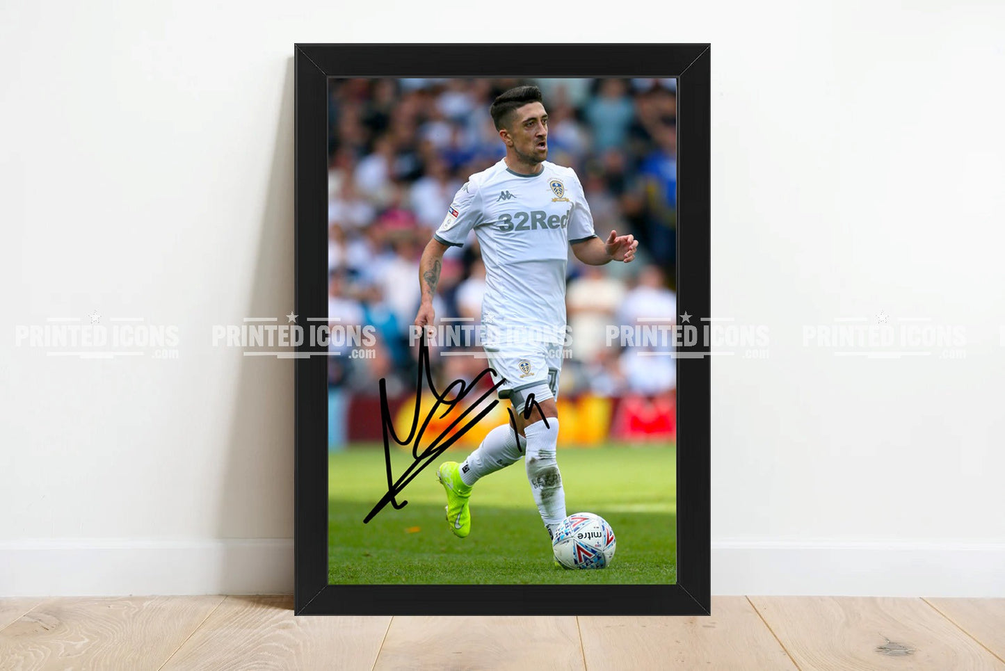 Pablo Hernandez Signed Print Photo Leeds United 2019-20 Trophy Autograph
