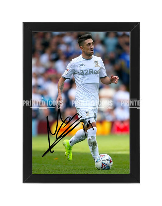 Pablo Hernandez Signed Print Photo Leeds United 2019-20 Trophy Autograph