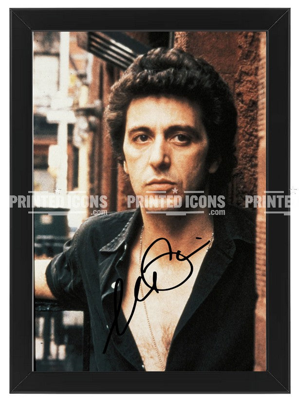Framed Al Pacino signed photo print wall art gift for movie fans