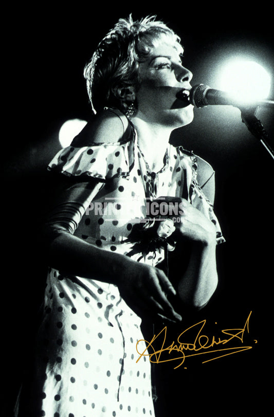 Annie Lennox signed photo – Eurythmics music memorabilia