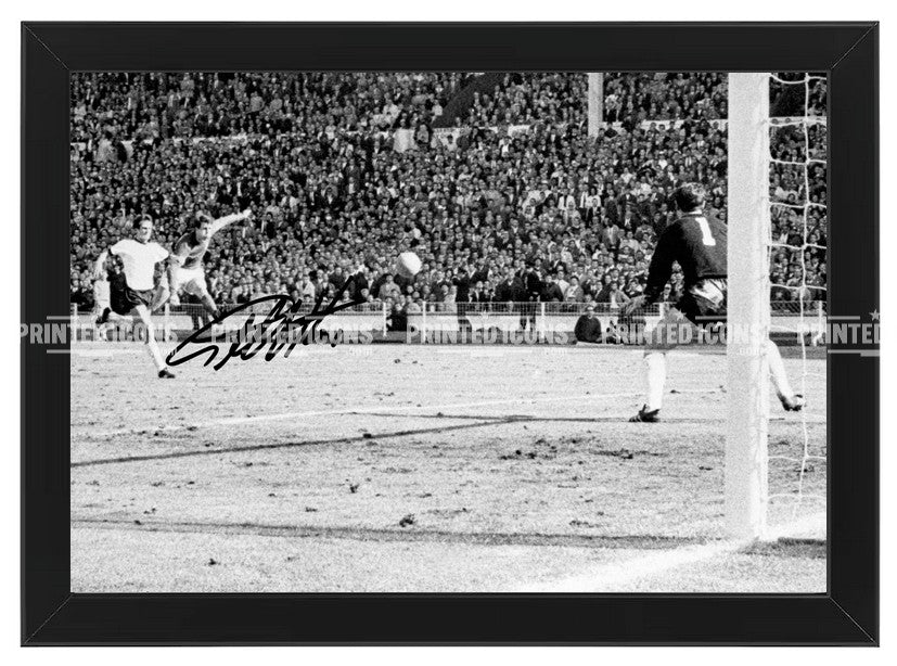 Geoff Hurst 1966 World Cup Final signed photo print England football memorabilia