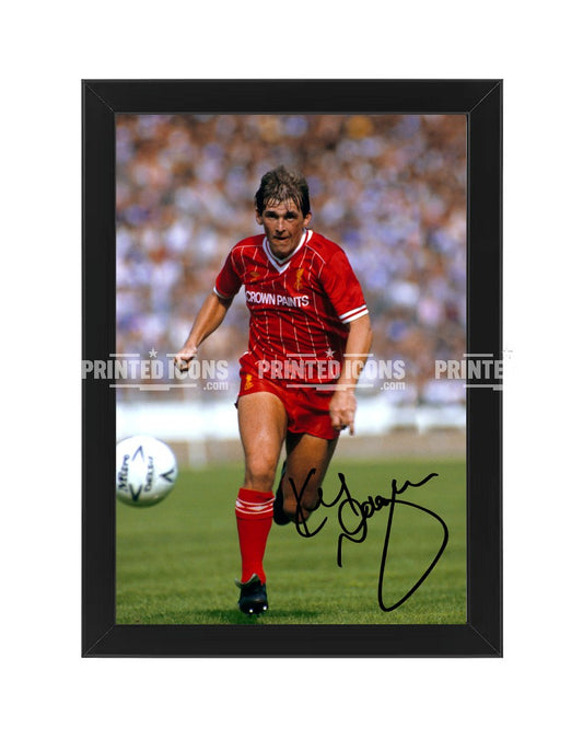 Kenny Dalglish retro Liverpool football autograph photograph framed